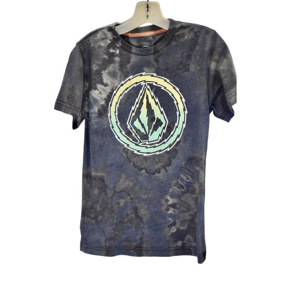 Unisex Volcom Graphic Custom Bleach Dye T-shirt Size L - Picture 1 of 4